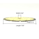 7" Turbo Concrete Diamond Blade  5/8" Arbor with Diamond Knockout