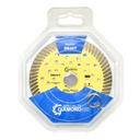 4.5" Turbo Diamond Blade  20mm (0.78") Arbor with 5/8" Brass Adapter Ring
