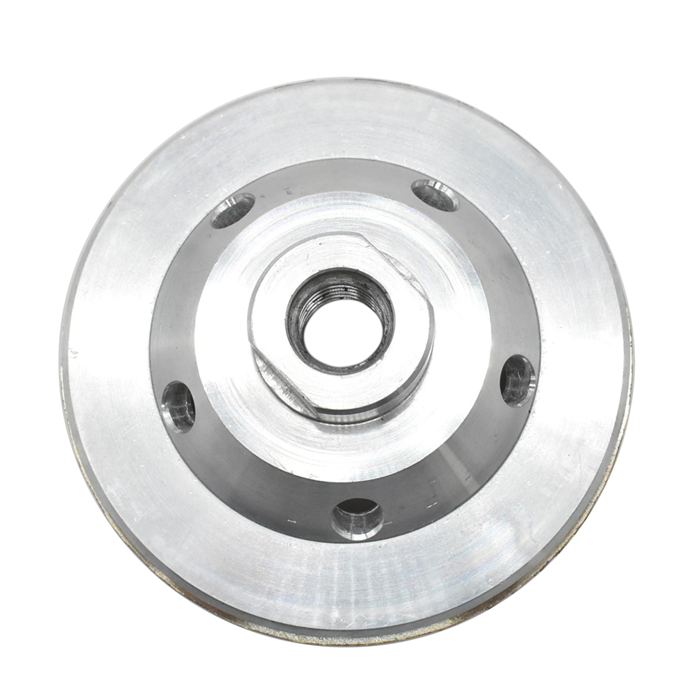 4" Diamond Turbo Cup Wheel 5/8" x 11 Threads, Aluminum Body