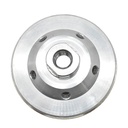 4" Diamond Turbo Cup Wheel 5/8" x 11 Threads, Aluminum Body