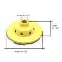 4" Grinding Cup Wheel (Steel Body) with 5/8"-11 Threads