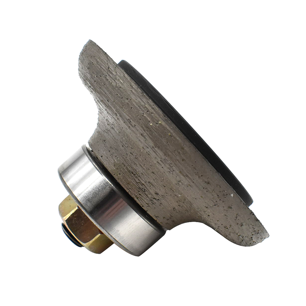 3/4" Ogee Bullnose Vacuum Brazed Diamond Profile Wheel with 5/8" x 11 Female Spindle
