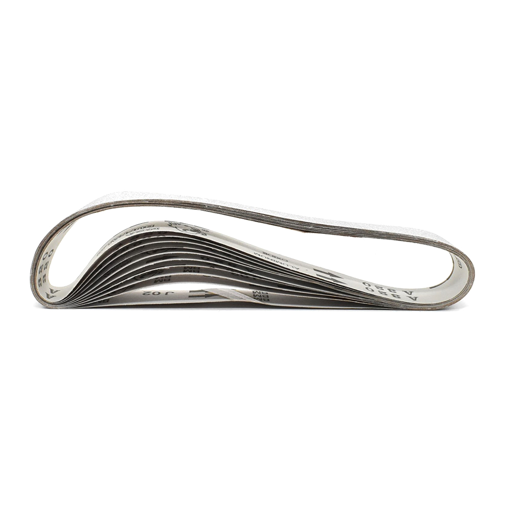1-1/2" x 30" Aluminum Oxide Sanding Belt, 320 Grit Premium Japanese Material - WHITE  (HPG-331-62)
