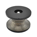 Full Bullnose Diamond Router Bit 1-1/4" Diameter M10 Arbor