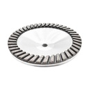 7" Diamond Turbo Cup Wheel 5/8" x 11 Threads, Aluminum Body 