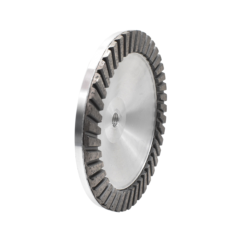 7" Diamond Turbo Cup Wheel 5/8" x 11 Threads, Aluminum Body 