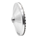 7" Diamond Turbo Cup Wheel 5/8" x 11 Threads, Aluminum Body 