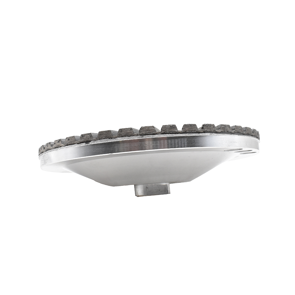 7" Diamond Turbo Cup Wheel 5/8" x 11 Threads, Aluminum Body 