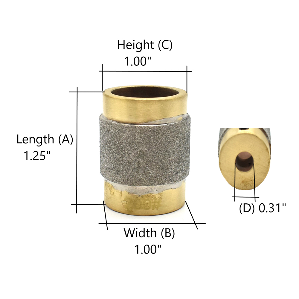 Glass Grinding Bit 1" X 200 Grit (GB1S)
