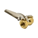 1/4" FPT Angle Ball Foot Chuck w/Clip - W02