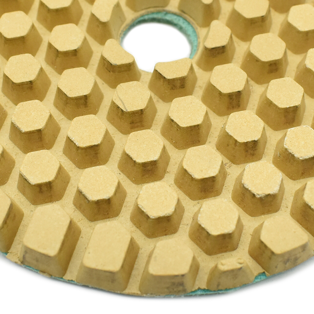 4" Dry Concrete Polishing DHEX  Pad, 6mm - 1500 Grit
