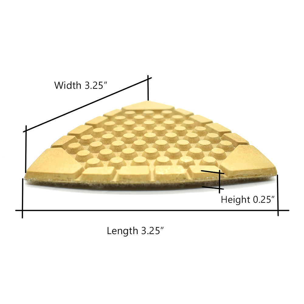 Diamond Triangular Dry Pad, 3000 Grit
