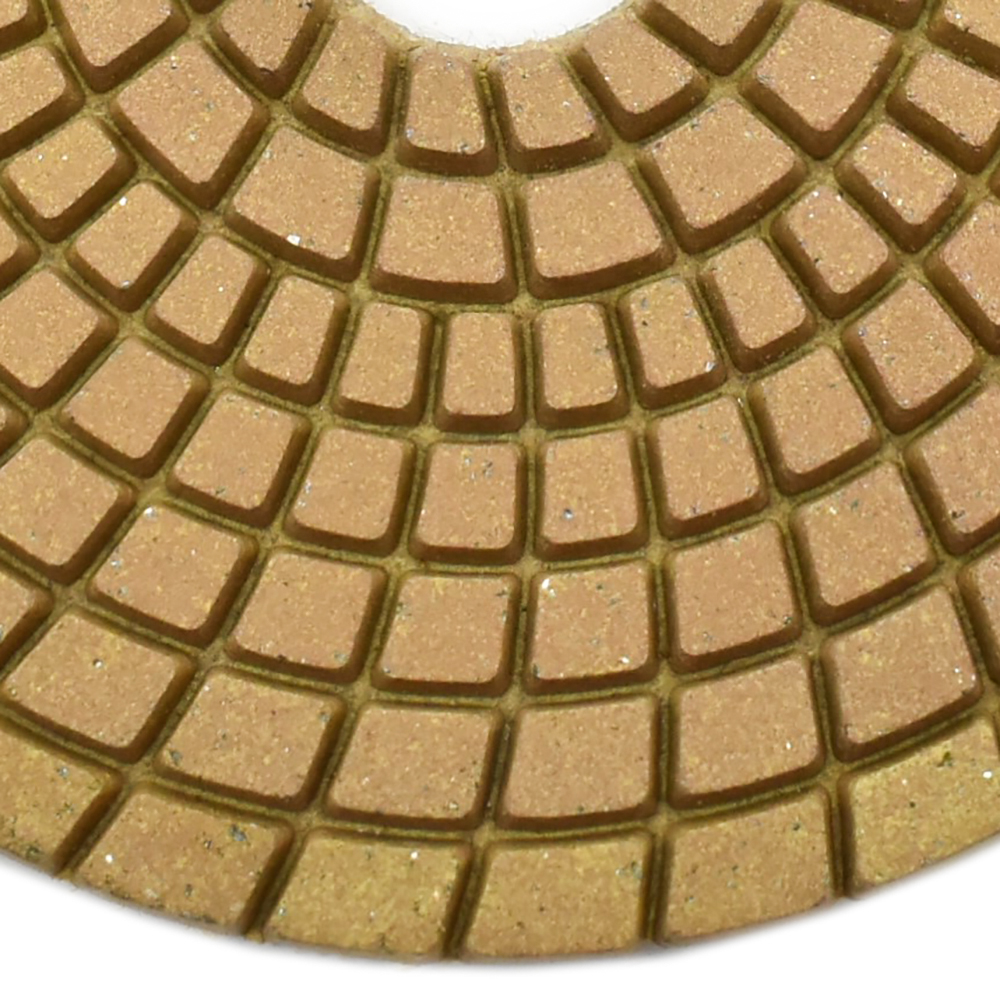4" Diamond Wet Polishing Pad, 3mm Thick 50 Grit