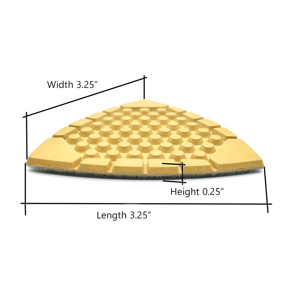 Diamond Triangular Dry Pad, 800 Grit
