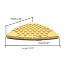Diamond Triangular Dry Pad, 800 Grit
