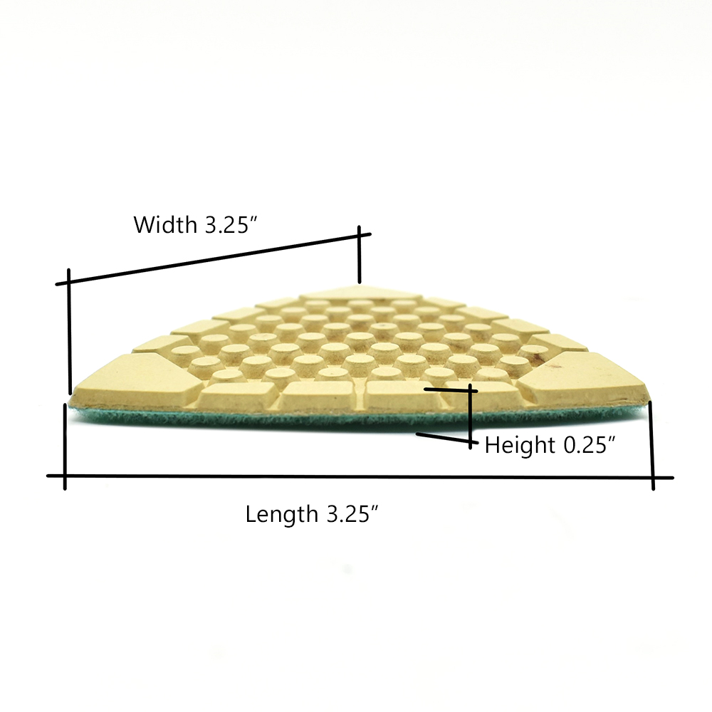 Diamond Triangular Dry Pad, 1500 Grit
