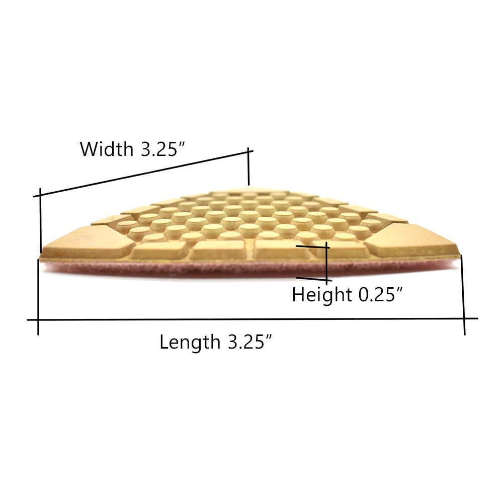 Diamond Triangular Dry Pad, 200 Grit
