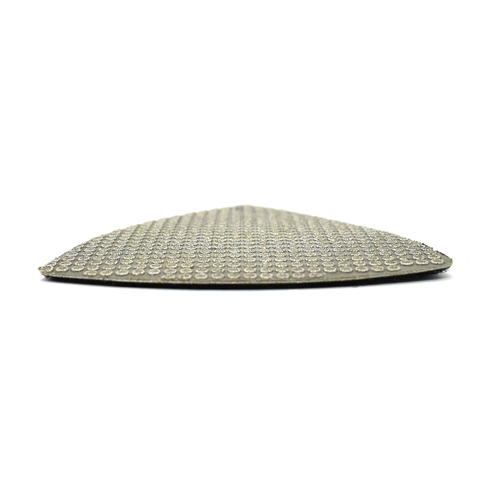 60 Grit Electroplated Diamond Triangular Polishing Pad for Oscillating Tools
