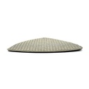 60 Grit Electroplated Diamond Triangular Polishing Pad for Oscillating Tools
