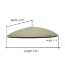 120 Grit Electroplated Diamond Triangular Polishing Pad for Oscillating Tools
