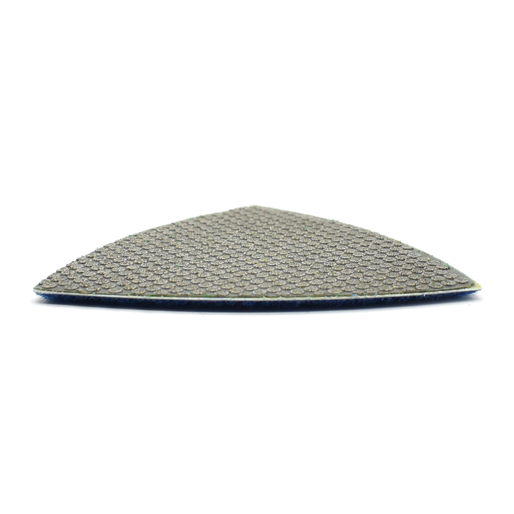 50 Grit Electroplated Triangular Polishing Diamond Pads for Oscillating Tools
