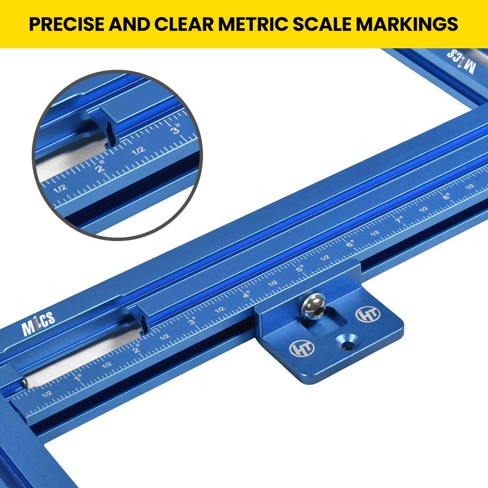 Adjustable Juice Groove Jig 600mm with Hold Downs and Centering Blocks