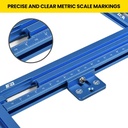Adjustable Juice Groove Jig 600mm with Hold Downs and Centering Blocks