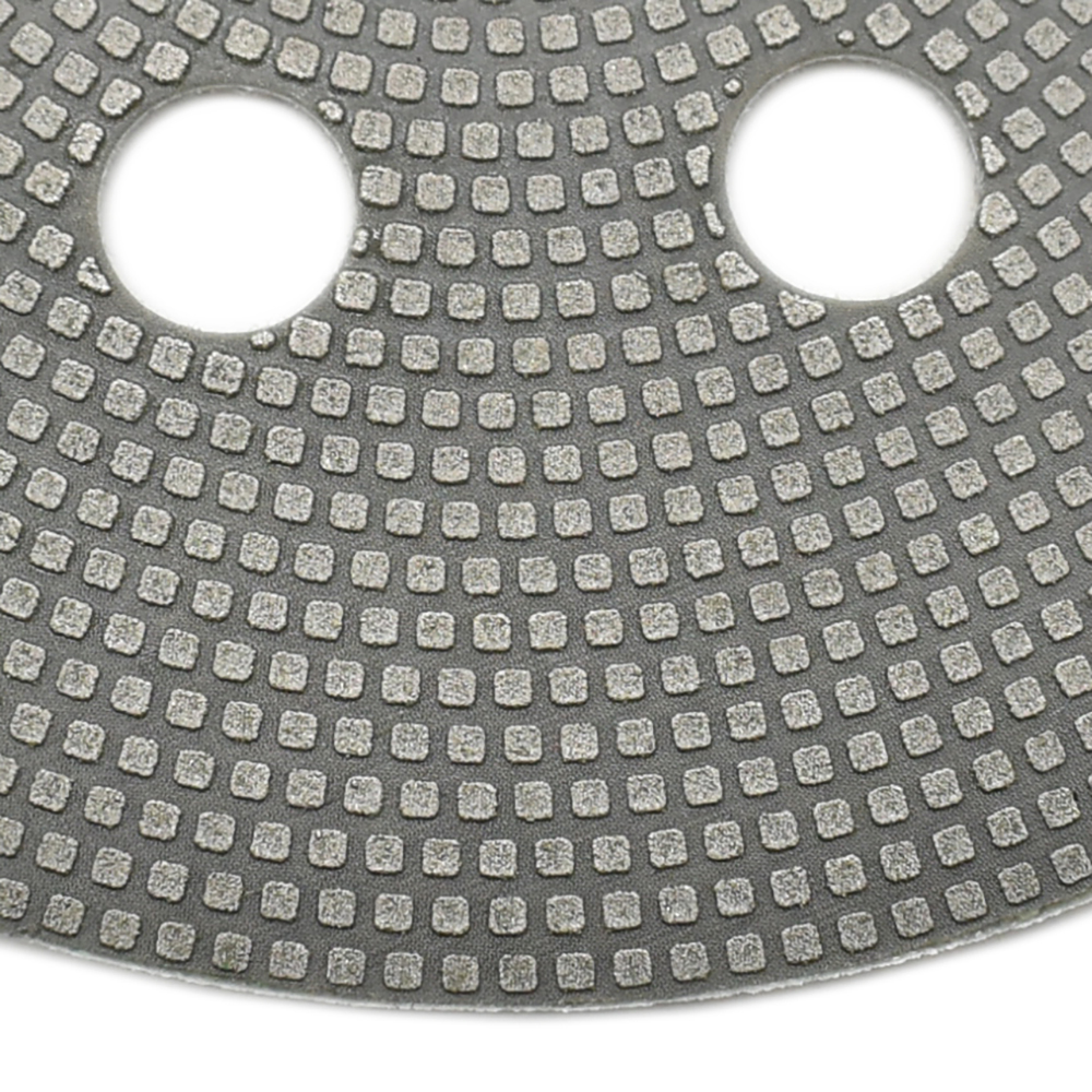 6" Thin Electroplated Dry Pad for Orbital Sanders, 120 Grit