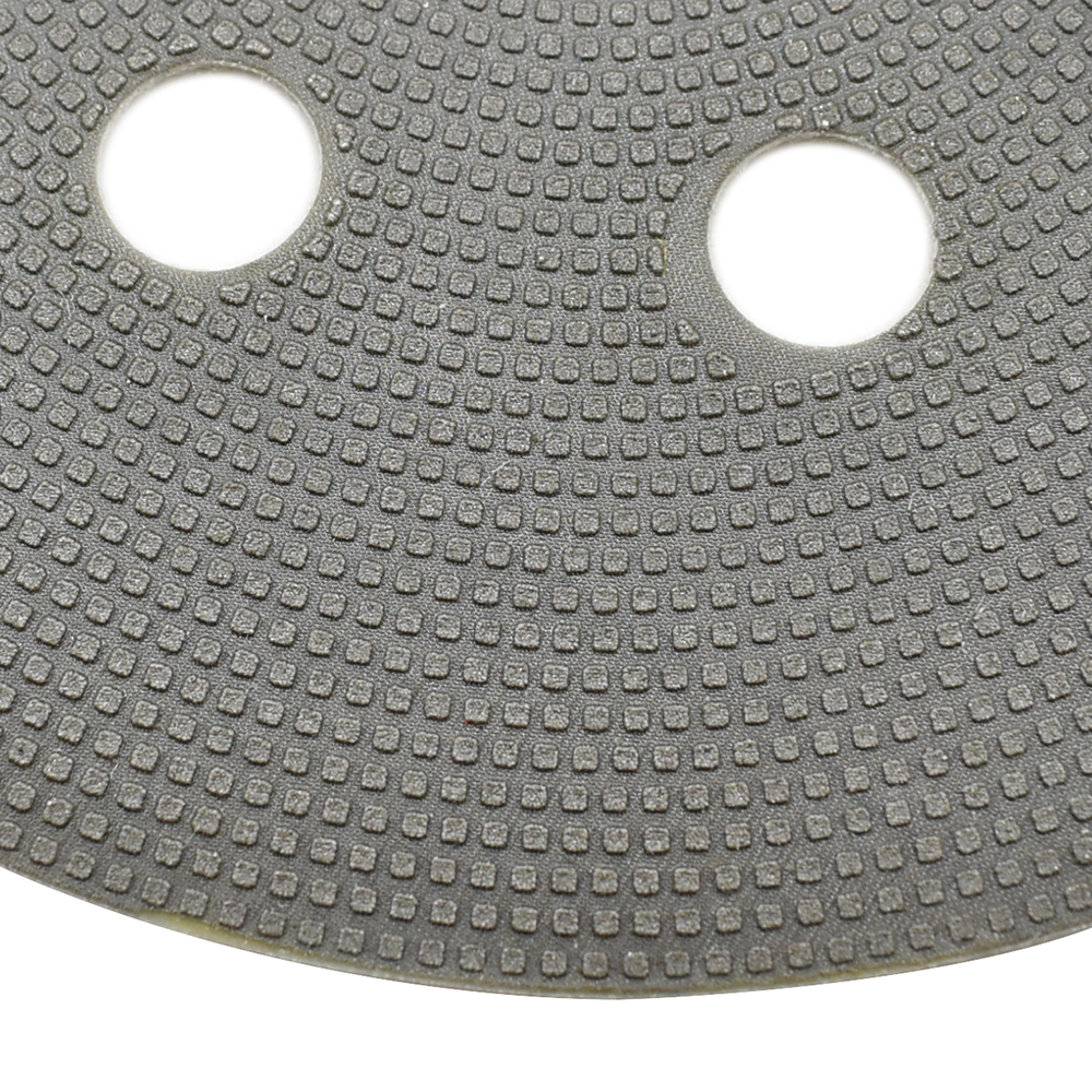6" Thin Electroplated Dry Pad for Orbital Sanders, 200 Grit