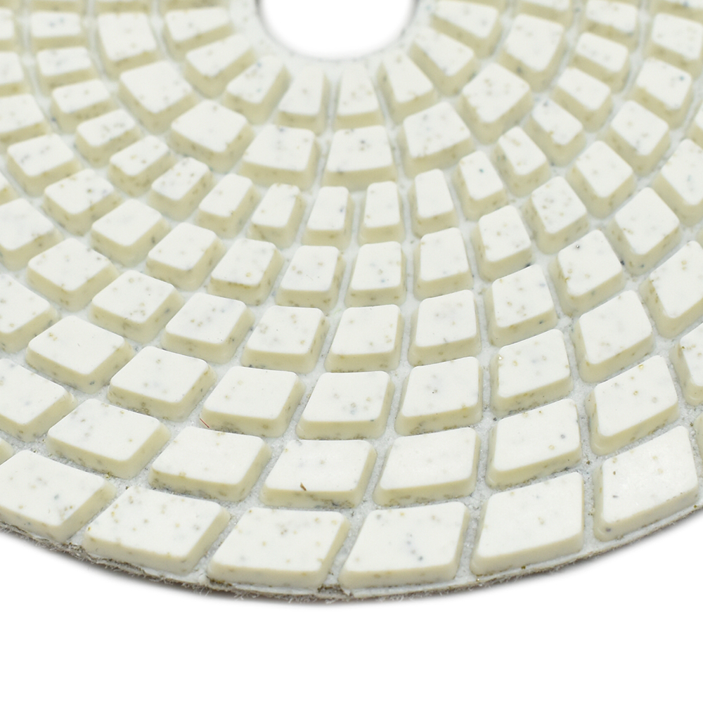 5" Diamond Polishing Pad Set Includes: 50, 100, 200, 400, 800, 1500, 3000 Grit & Includes Rubber Hook & Loop Backing Pad