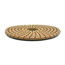4" Diamond Wet Polishing Pad, 3mm Thick 400 Grit