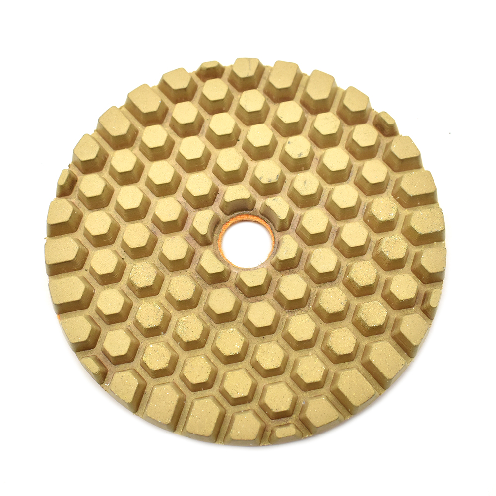 4" Dry Concrete Polishing  DHEX Pad, 6mm - 100 Grit