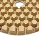 4" Dry Concrete Polishing DHEX Pad, 6mm - 50 Grit