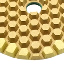 4" Dry Concrete Polishing  DHEX Pad, 6mm - 400 Grit
