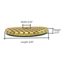 4" Dry Concrete Polishing  DHEX Pad, 6mm - 400 Grit
