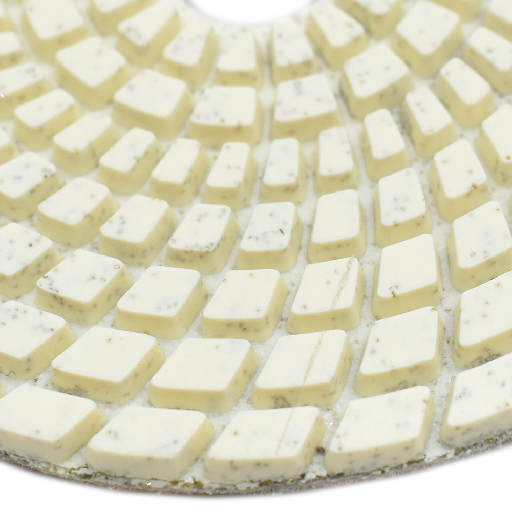 4" Diamond Polishing Pad Set Includes: 50, 100, 200, 400, 800, 1500, 3000 Grit & Includes Rubber Hook & Loop Backing Pad