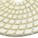 4" Diamond Polishing Pad Set Includes: 50, 100, 200, 400, 800, 1500, 3000 Grit & Includes Rubber Hook & Loop Backing Pad