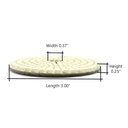 Resin Diamond Polishing Pad,  3" 50 Grit