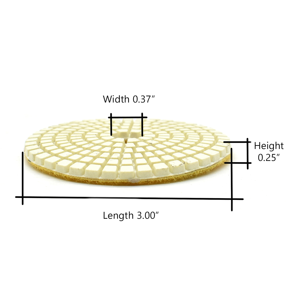 Resin Diamond Polishing Pad,  3" 200 Grit