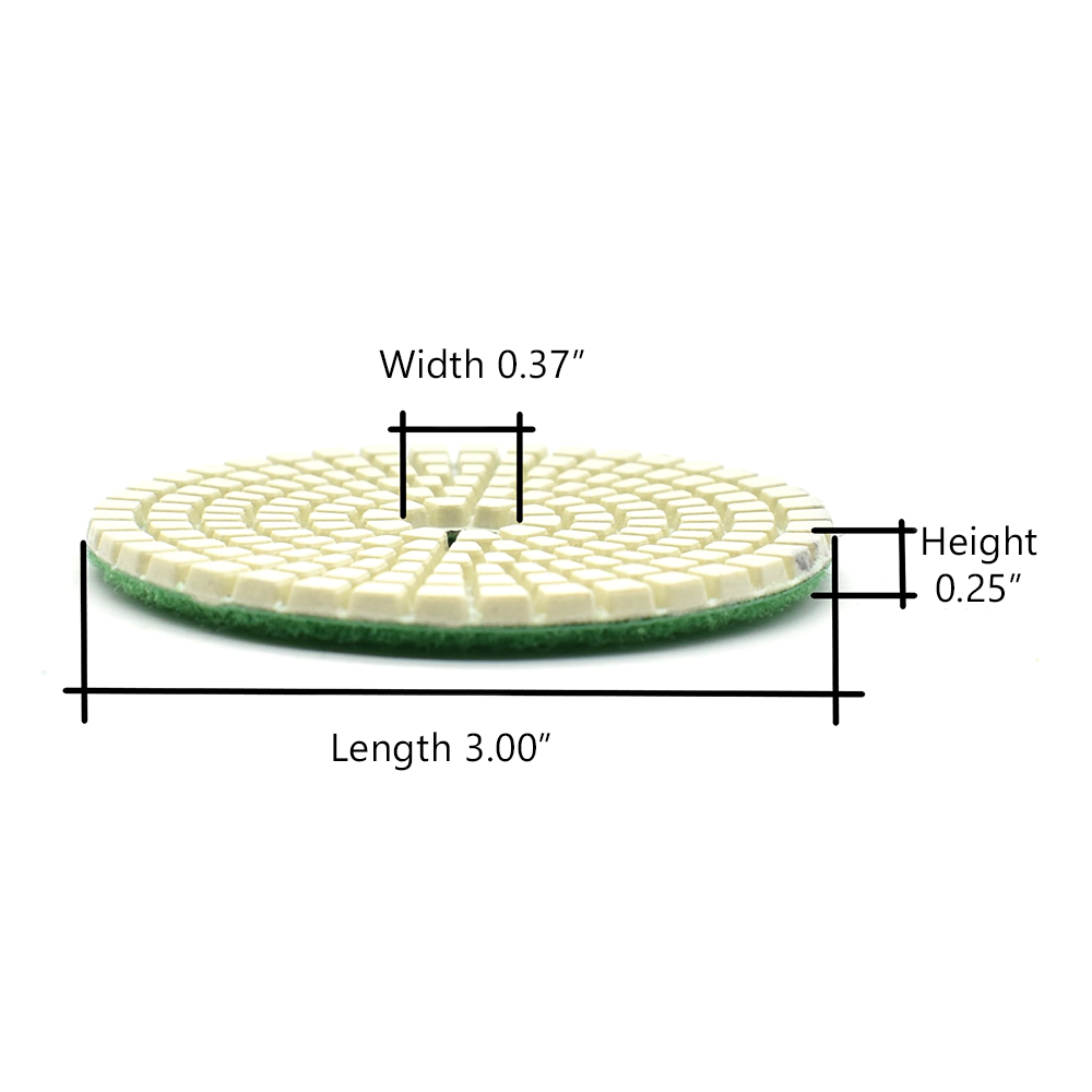 Resin Diamond Polishing Pad,  3" 400 Grit