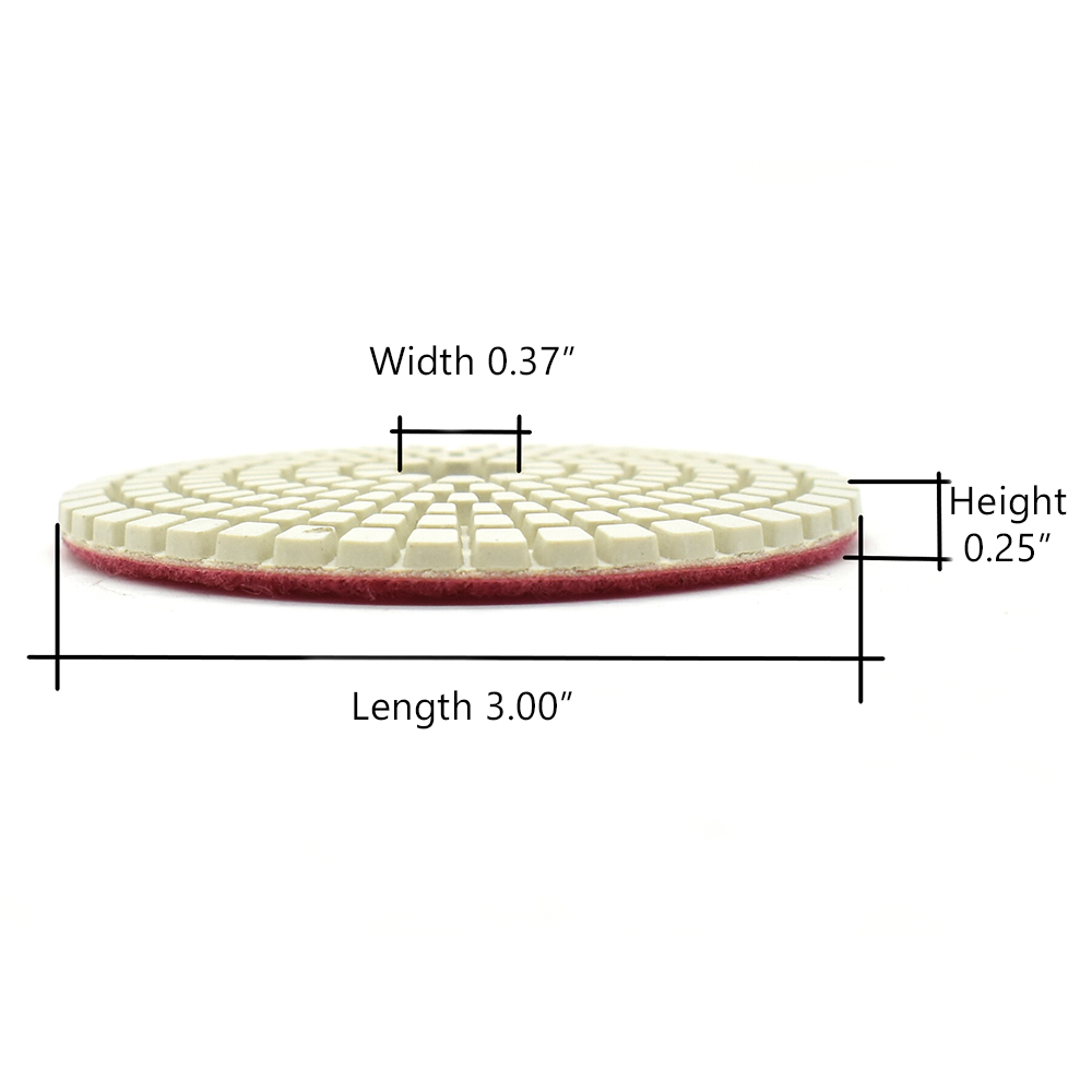 Resin Diamond Polishing Pad,  3" 800 Grit