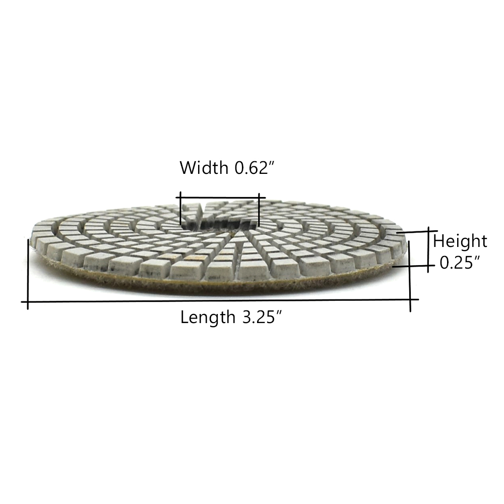 3" White Buffing Polishing Pad
