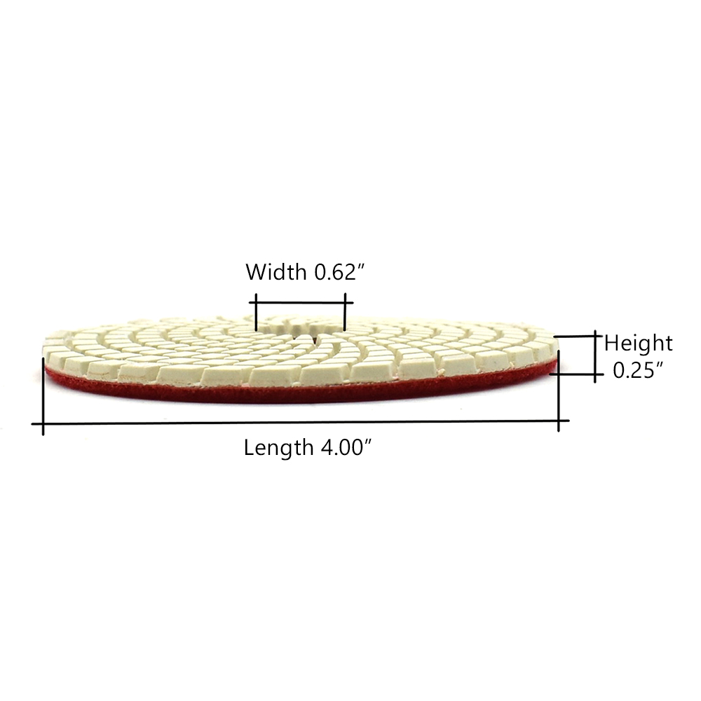 Resin Diamond Polishing Pad,  4" 400 Grit