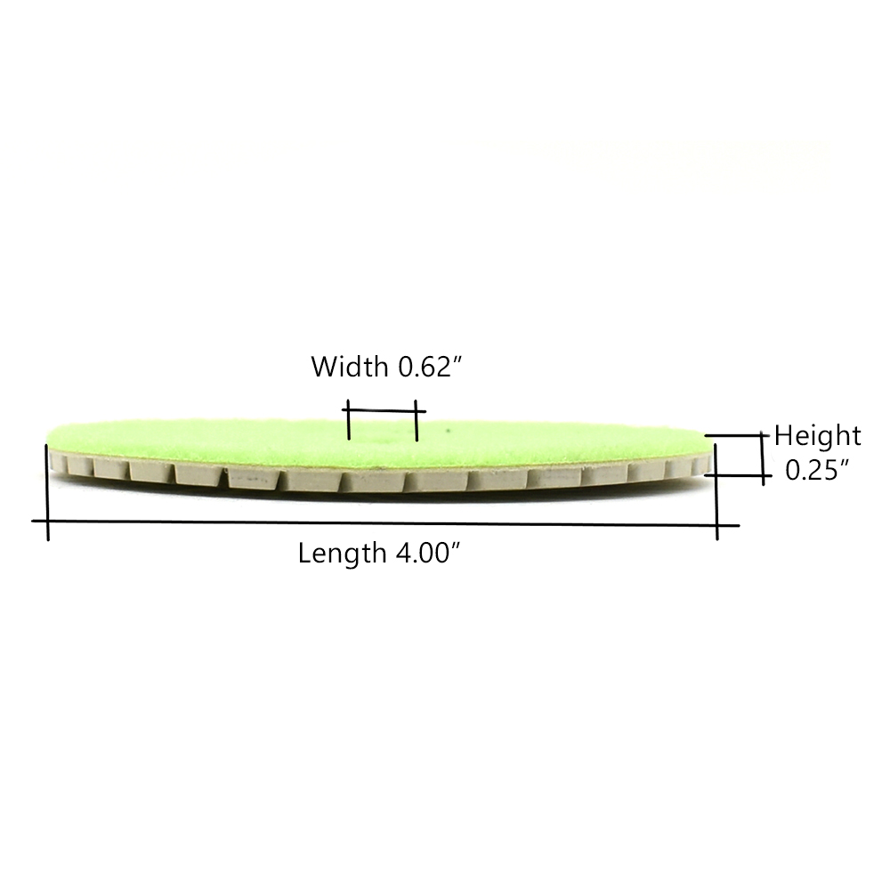 Resin Diamond Polishing Pad,  4" 1500 Grit
