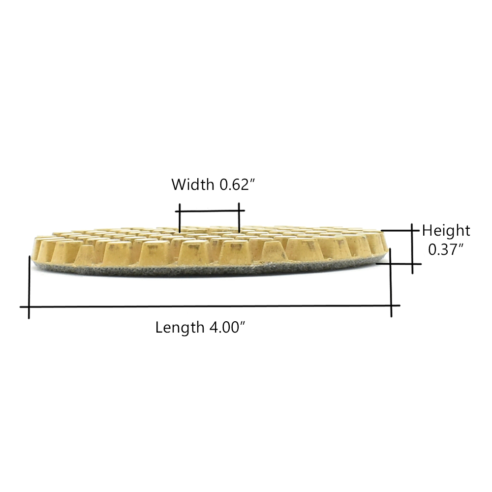 4" Dry Concrete Polishing DHEX  Pad, 6mm - 800 Grit
