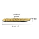 4" Dry Concrete Polishing DHEX  Pad, 6mm - 800 Grit
