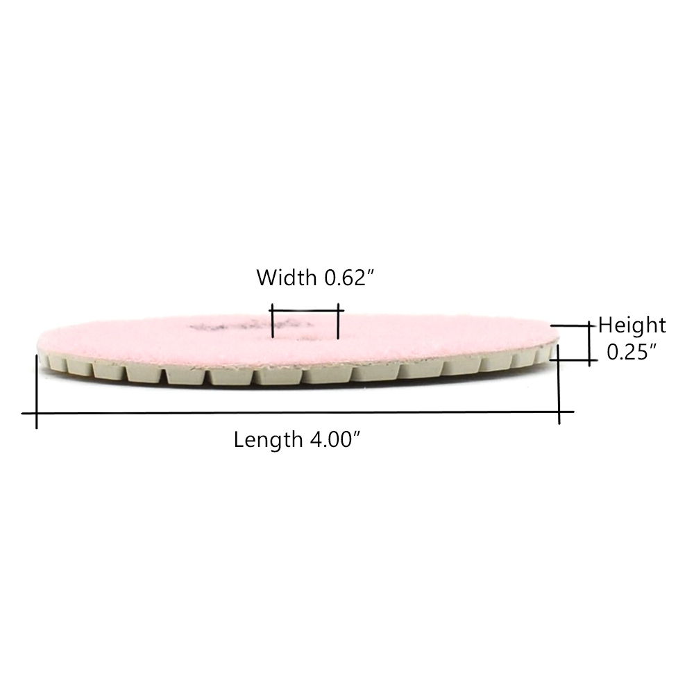 Resin Diamond Polishing Pad,  4" 3000 Grit