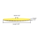 Resin Diamond Polishing Pad,  5" 100 Grit
