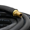 3/8" 100 ft Black Rhino Rubber Hose WP 300 PSI (1/4" NPT)