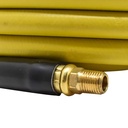 3/8" 100 ft Yellow Rhino Rubber Hose WP 300 PSI (1/4" NPT)
